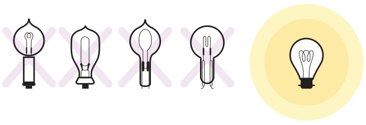 Design Sprints - Lightbulb Illustration